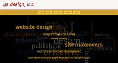 Desktop Screenshot of gsdesigninc.com