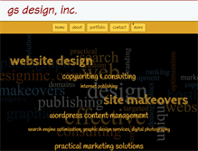 Tablet Screenshot of gsdesigninc.com